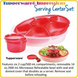 Tupperware Impressions Serving Center® Set